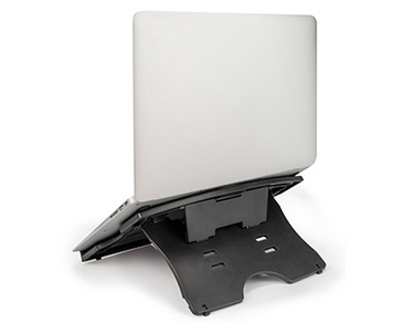 BESIGN Support Ordinateur Portable Aluminium - LS03S - Érgonomique Pour 10-15,6" - Refroidissement Intégré