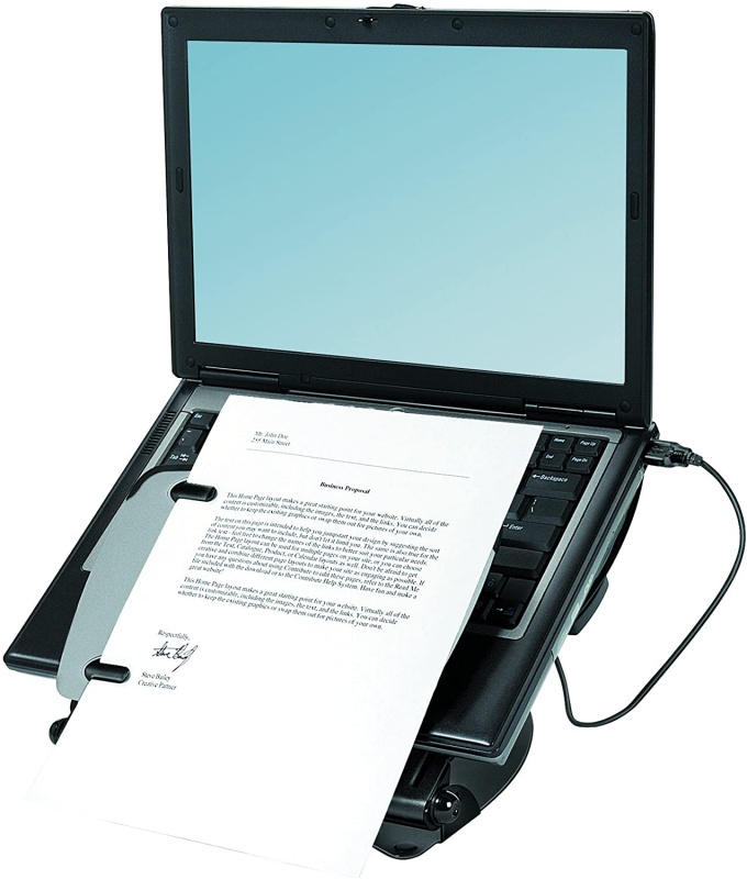 Support ergonomique pliable pour PC portable - Ergotendances