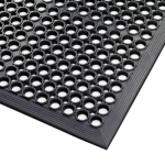 Tapis antifatigue sanitop noir ref 200002