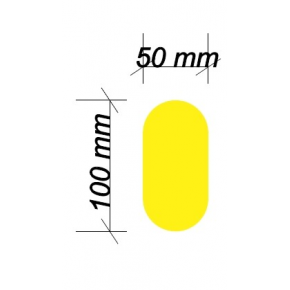 Lot de 20 bords droits adhésifs ref 501003