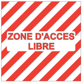 Dalle adhésive zone libre ref 501023