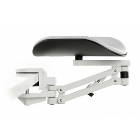 Support bras long en alliage d'aluminium avec gouttière lg 20 cm pince 15/43 mm réf 110002