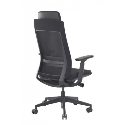 Fauteuil bureautique synchrone automatique avec dossier résille réf 040016 dos