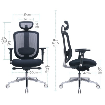 Fauteuil résille dimensions réf 040061