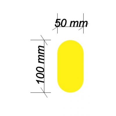 Lot de 20 bords droits adhésifs ref 501003