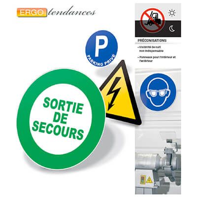 Panneaux de signalisation, pictogrammes de sécurité